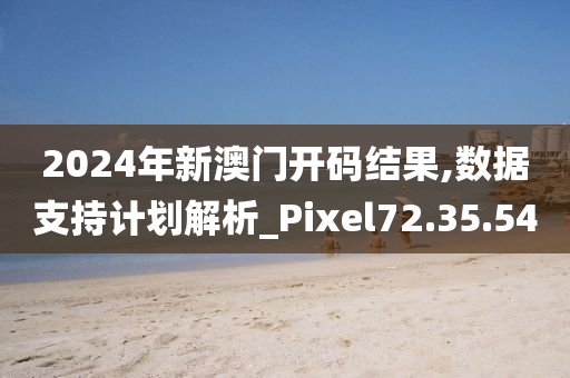 2024年新澳门开码结果,数据支持计划解析_Pixel72.35.54