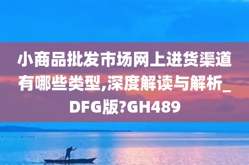 小商品批发市场网上进货渠道有哪些类型,深度解读与解析_DFG版?GH489