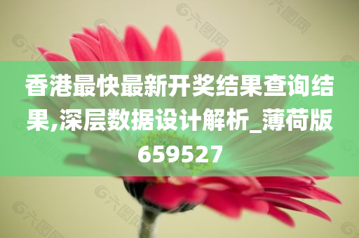 香港最快最新开奖结果查询结果,深层数据设计解析_薄荷版659527