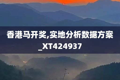 香港马开奖,实地分析数据方案_XT424937