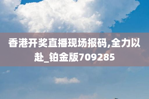 香港开奖直播现场报码,全力以赴_铂金版709285