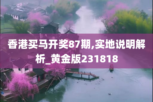 香港买马开奖87期,实地说明解析_黄金版231818