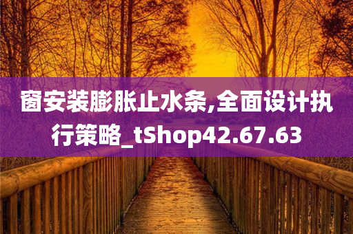 窗安装膨胀止水条,全面设计执行策略_tShop42.67.63