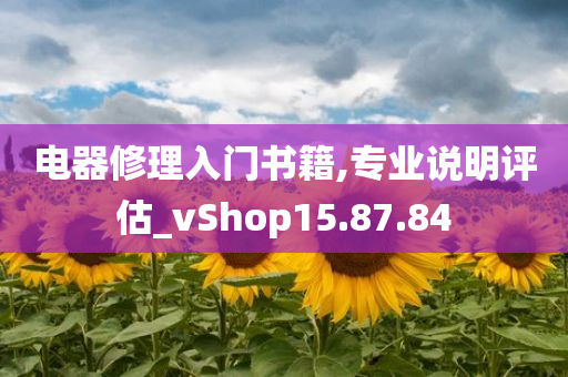 电器修理入门书籍,专业说明评估_vShop15.87.84