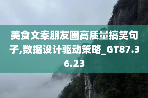 美食文案朋友圈高质量搞笑句子,数据设计驱动策略_GT87.36.23