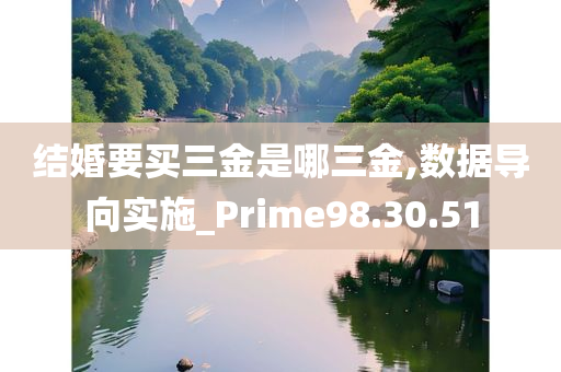 结婚要买三金是哪三金,数据导向实施_Prime98.30.51