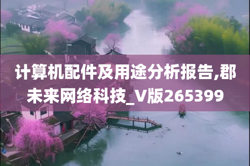 计算机配件及用途分析报告,郡未来网络科技_V版265399