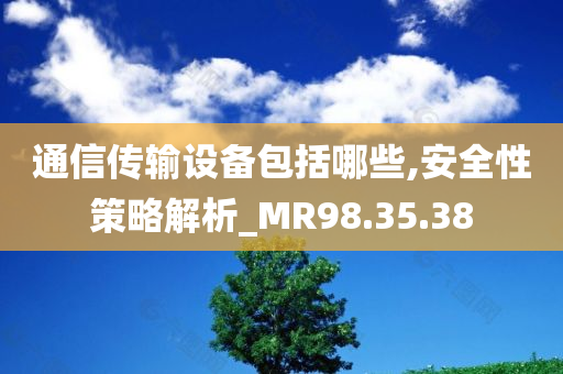 通信传输设备包括哪些,安全性策略解析_MR98.35.38