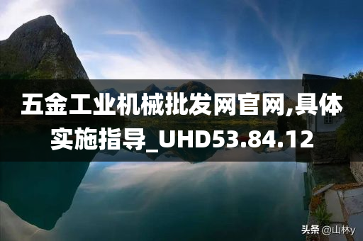 五金工业机械批发网官网,具体实施指导_UHD53.84.12