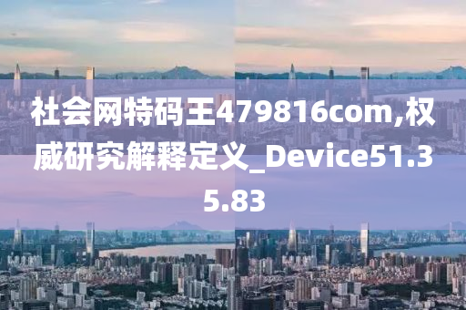 社会网特码王479816com,权威研究解释定义_Device51.35.83