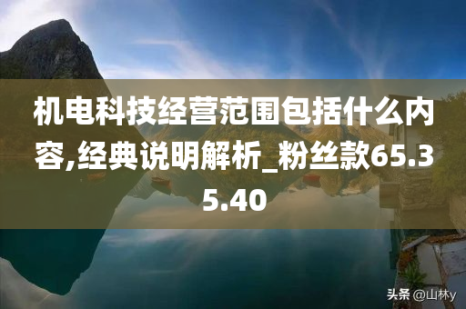 机电科技经营范围包括什么内容,经典说明解析_粉丝款65.35.40