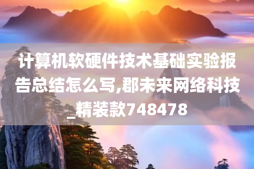 计算机软硬件技术基础实验报告总结怎么写,郡未来网络科技_精装款748478