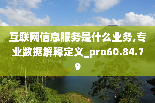 互联网信息服务是什么业务,专业数据解释定义_pro60.84.79