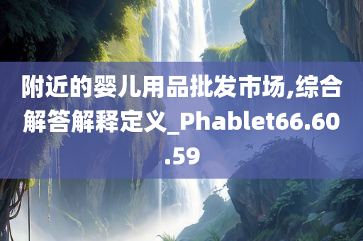 附近的婴儿用品批发市场,综合解答解释定义_Phablet66.60.59