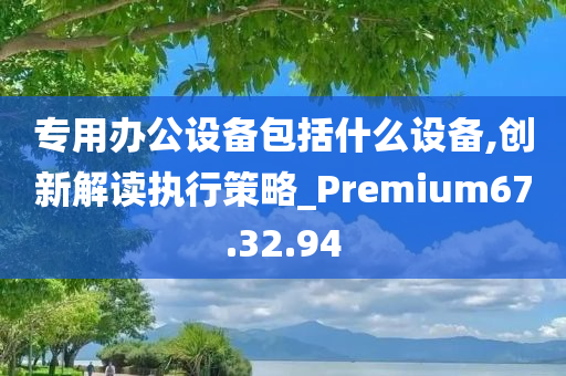 专用办公设备包括什么设备,创新解读执行策略_Premium67.32.94