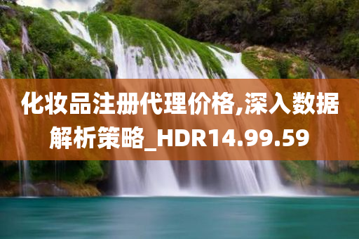 化妆品注册代理价格,深入数据解析策略_HDR14.99.59