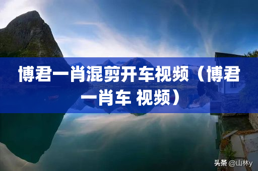 博君一肖混剪开车视频（博君一肖车 视频）