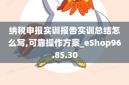 纳税申报实训报告实训总结怎么写,可靠操作方案_eShop96.85.30