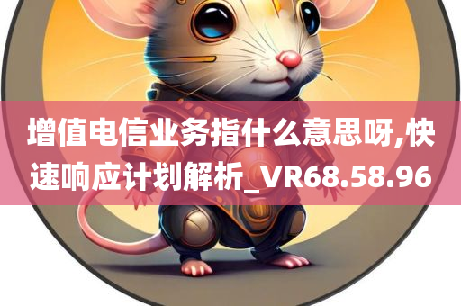 增值电信业务指什么意思呀,快速响应计划解析_VR68.58.96