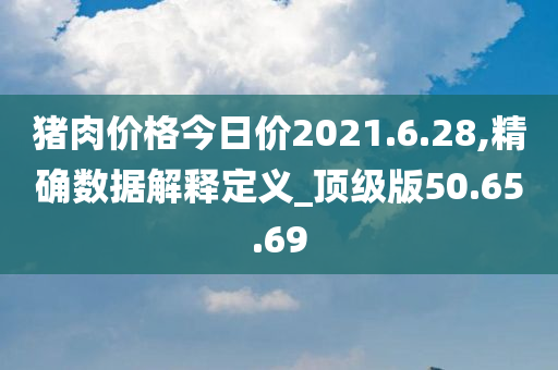 猪肉价格今日价2021.6.28,精确数据解释定义_顶级版50.65.69