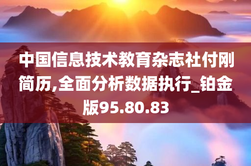 中国信息技术教育杂志社付刚简历,全面分析数据执行_铂金版95.80.83