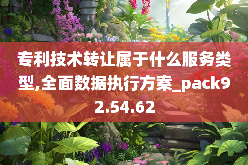 专利技术转让属于什么服务类型,全面数据执行方案_pack92.54.62