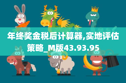 年终奖金税后计算器,实地评估策略_M版43.93.95