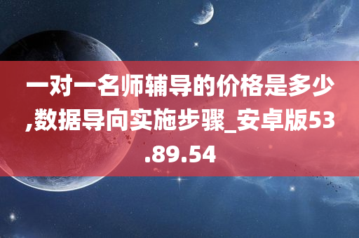 一对一名师辅导的价格是多少,数据导向实施步骤_安卓版53.89.54