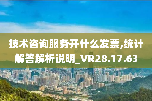 技术咨询服务开什么发票,统计解答解析说明_VR28.17.63