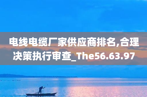 电线电缆厂家供应商排名,合理决策执行审查_The56.63.97