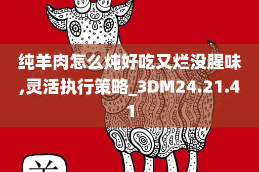 纯羊肉怎么炖好吃又烂没腥味,灵活执行策略_3DM24.21.41