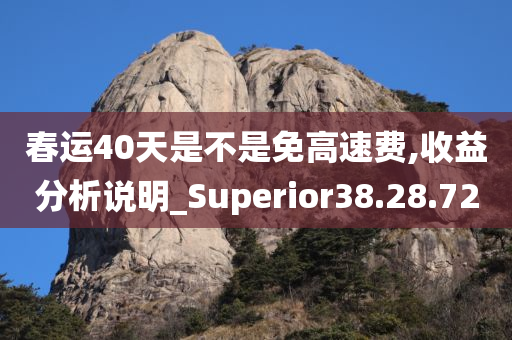 春运40天是不是免高速费,收益分析说明_Superior38.28.72