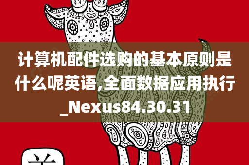 计算机配件选购的基本原则是什么呢英语,全面数据应用执行_Nexus84.30.31