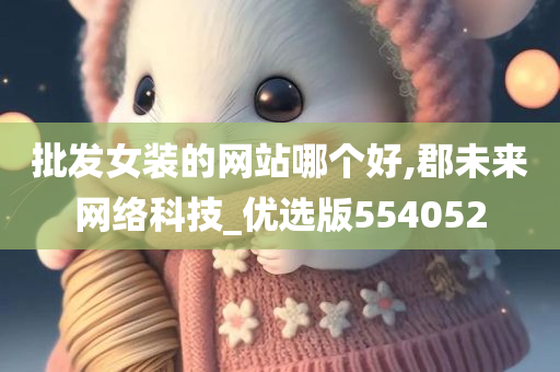 批发女装的网站哪个好,郡未来网络科技_优选版554052