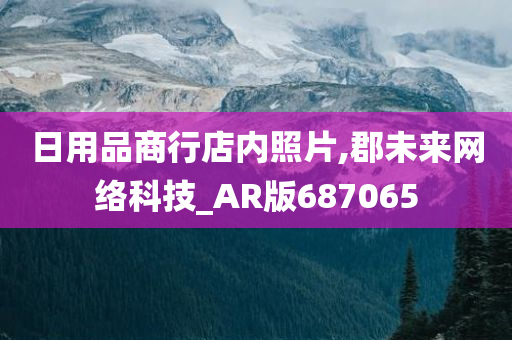 日用品商行店内照片,郡未来网络科技_AR版687065