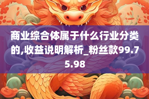 商业综合体属于什么行业分类的,收益说明解析_粉丝款99.75.98