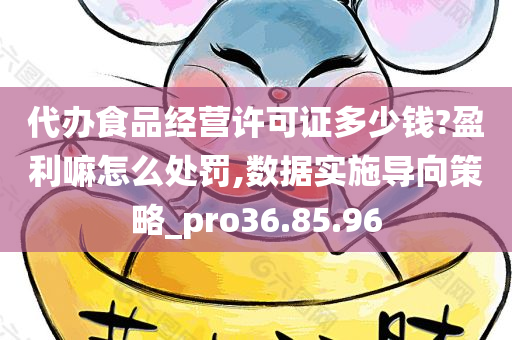 代办食品经营许可证多少钱?盈利嘛怎么处罚,数据实施导向策略_pro36.85.96