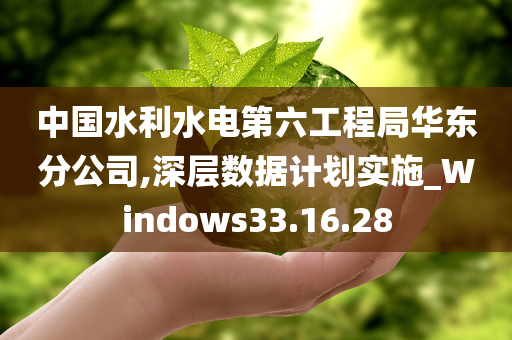 中国水利水电第六工程局华东分公司,深层数据计划实施_Windows33.16.28