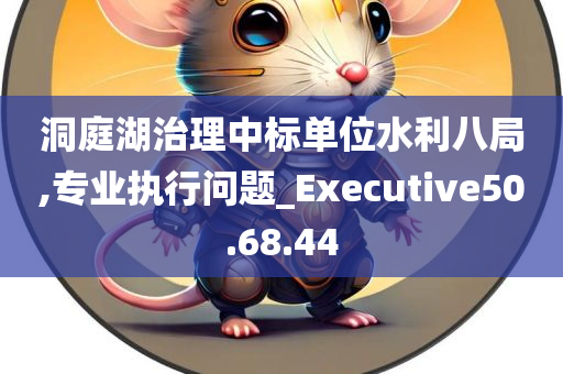 洞庭湖治理中标单位水利八局,专业执行问题_Executive50.68.44