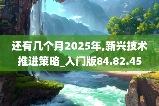 还有几个月2025年,新兴技术推进策略_入门版84.82.45