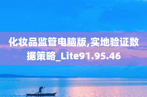 化妆品监管电脑版,实地验证数据策略_Lite91.95.46