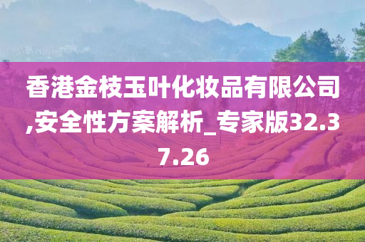 香港金枝玉叶化妆品有限公司,安全性方案解析_专家版32.37.26