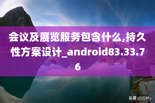 会议及展览服务包含什么,持久性方案设计_android83.33.76