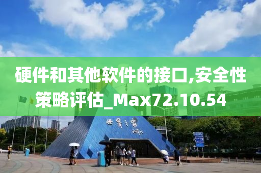 硬件和其他软件的接口,安全性策略评估_Max72.10.54