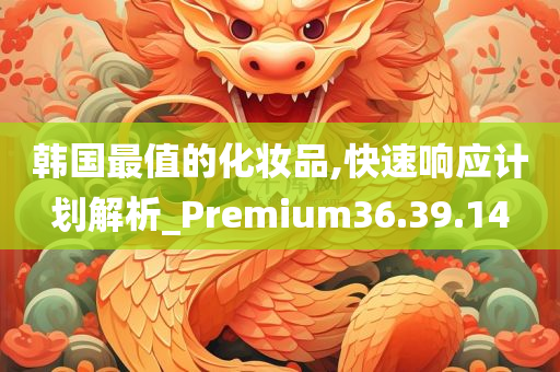 韩国最值的化妆品,快速响应计划解析_Premium36.39.14