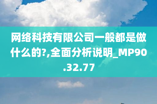 网络科技有限公司一般都是做什么的?,全面分析说明_MP90.32.77