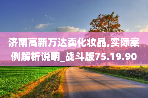 济南高新万达卖化妆品,实际案例解析说明_战斗版75.19.90