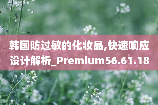 韩国防过敏的化妆品,快速响应设计解析_Premium56.61.18