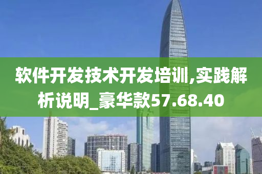 软件开发技术开发培训,实践解析说明_豪华款57.68.40