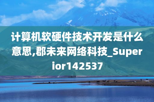 计算机软硬件技术开发是什么意思,郡未来网络科技_Superior142537